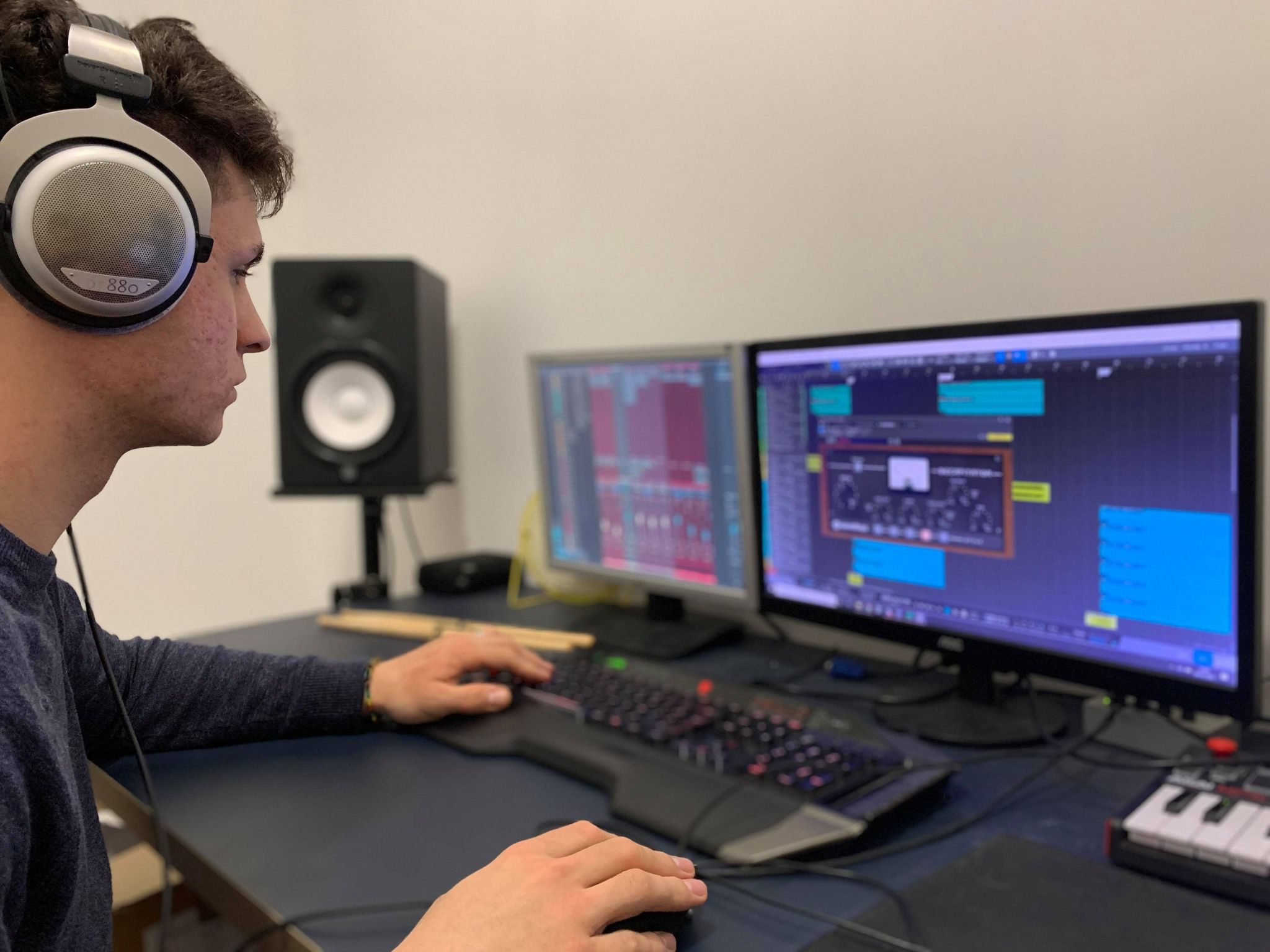 Studio de production musicale Fantom Prod - matériel de mixage audio